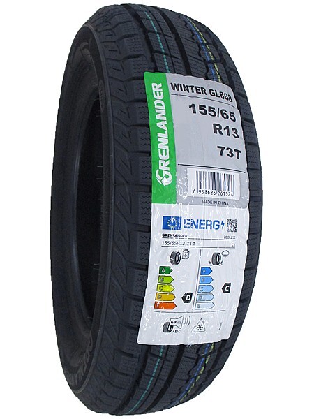 155/65R13 4本セット 2025年製 新品スタッドレスタイヤ GRENLANDER Winter GL868 送料無料 155/65/13_画像3