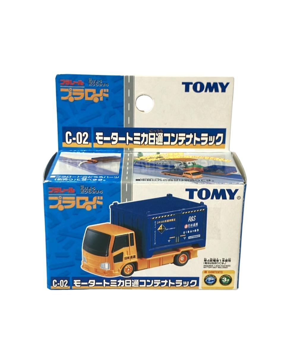 TOMY プラロード モータートミカ日通コンテナトラック C-02 ミニカー プラレール_画像1