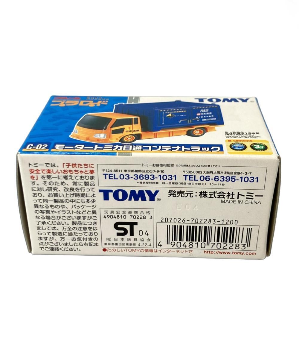 TOMY プラロード モータートミカ日通コンテナトラック C-02 ミニカー プラレール_画像3