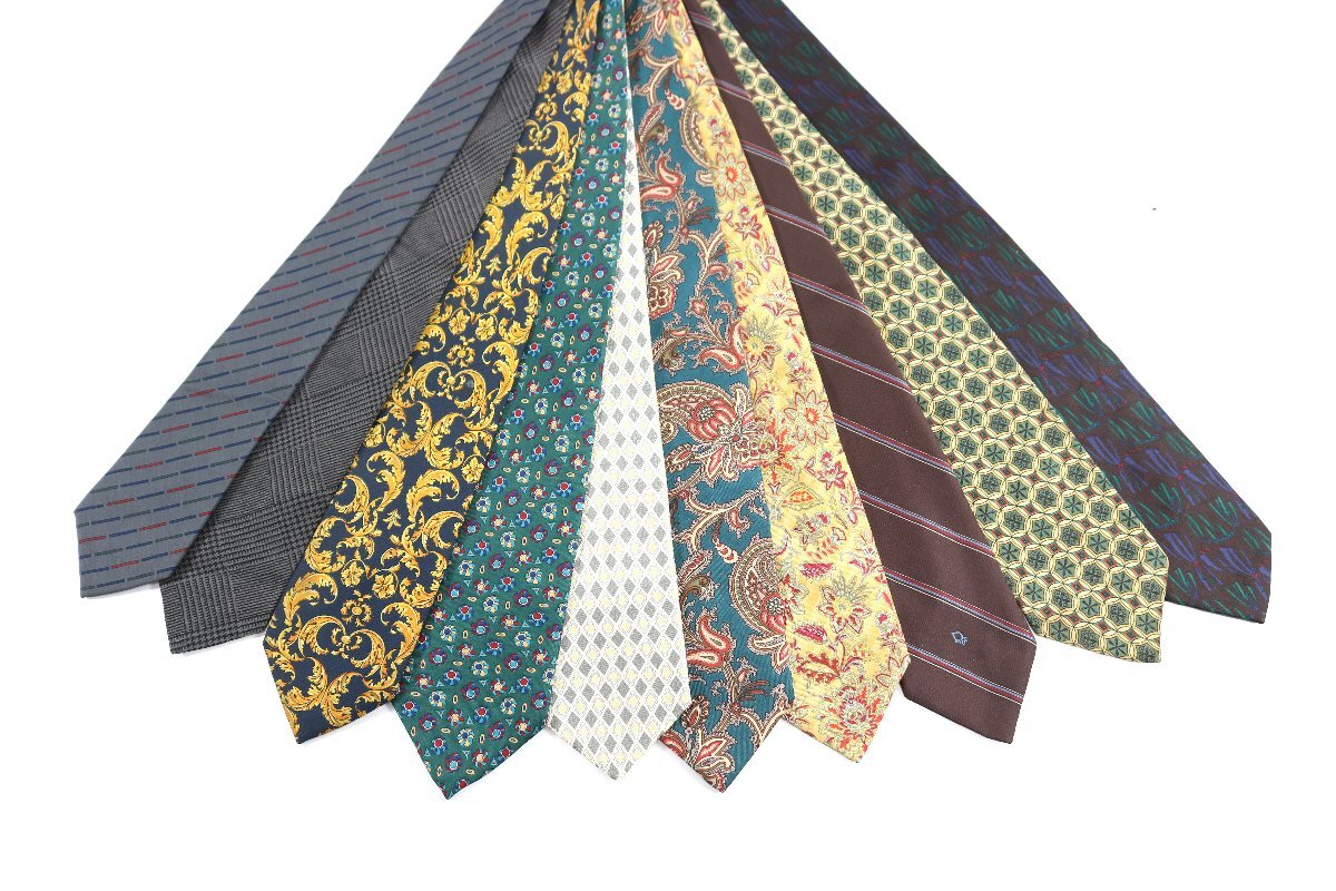 【37点】セリーヌ/ディオール/ブルガリ/エルメス ネクタイ 柄物 装飾 ファッション 小物 メンズ 紳士 まとめ売り 2952-HM_画像4