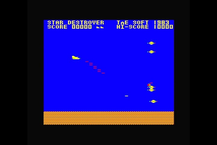 【起動確認済み】NEC PC-6001 スターデストロイヤー カセットテープ版 テープのみ ティーアンドイーソフト_画像2