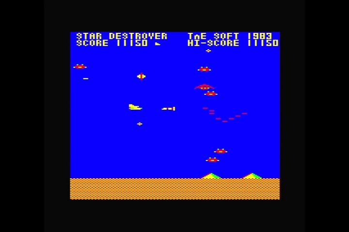 【起動確認済み】NEC PC-6001 スターデストロイヤー カセットテープ版 テープのみ ティーアンドイーソフト_画像4