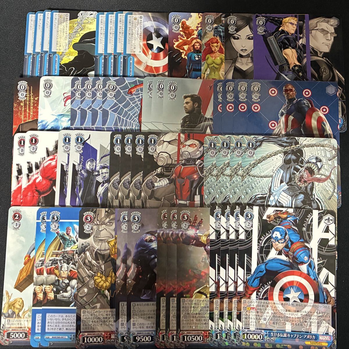 ヴァイスシュヴァルツ　デッキ　marvel 8門　キャプテンアメリカ　アイアンマン_画像1