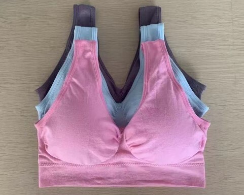 ジニエブラ パステルカラー XLサイズ 3枚セット ノンワイヤー スポブラ スポーツブラ ナイトブラ マタニティー ジニエ genie bra ブラ_画像2