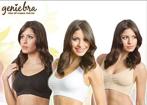 ジニエブラ ベーシックカラー XL サイズ 3枚セット ノンワイヤー スポブラ スポーツブラ ナイトブラ マタニティー ジニエ genie bra ブラ_画像9