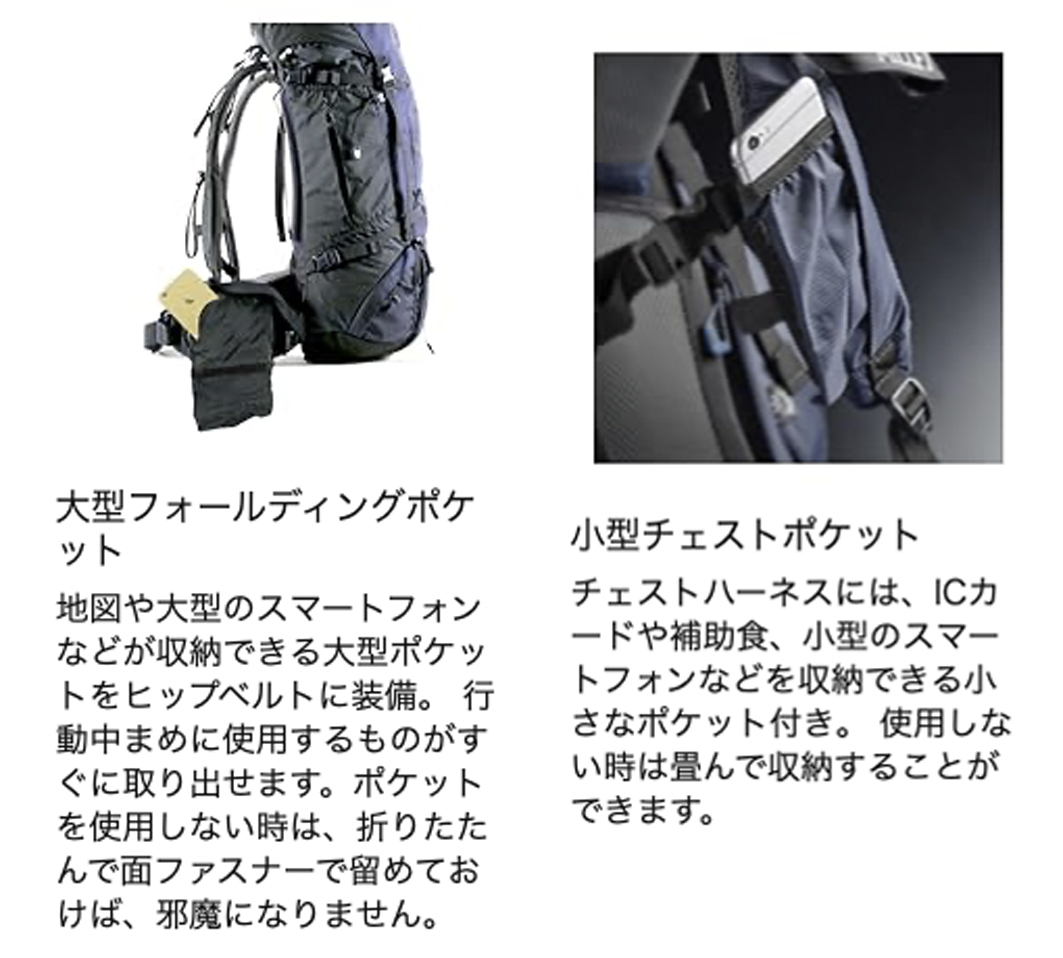 ■ MILLET ミレー ■ リュック SAAS FEE 40+5 DEEP RED (サイズ L ) レインカバー付/ バックパック サースフェー 40 + 5 / レッド 40L 45L_画像9