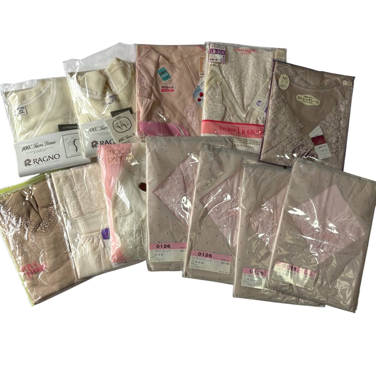 【未使用品】メンズ/レディース インナーウェア まとめ売り PEACE FITランニング V型フレンチ ノースリーブ キャミソール シルク 絹 05_画像7