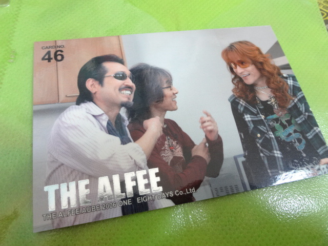THE ALFEE 2006 トレカ 46番 桜井さん 坂崎さん 高見沢さん_画像2
