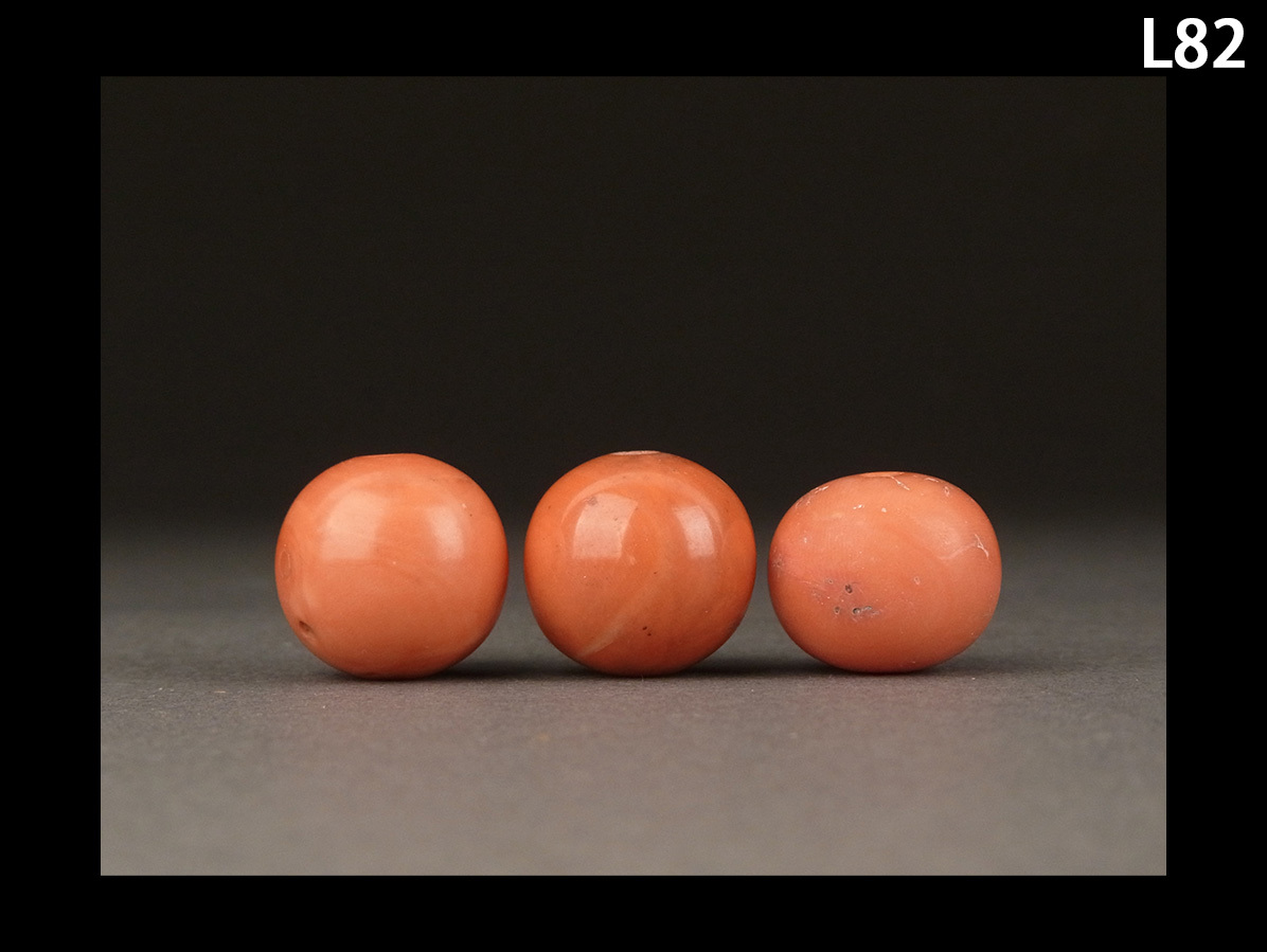 L82*.. шар три шт диаметр примерно 22,0~22,34mm/ натуральный коралл декоративная шпилька . затянуть шар украшение для волос . предмет 