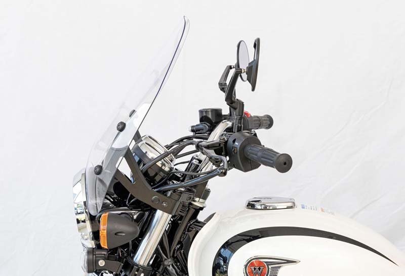 キジマ メグロS1 W230 カワサキ スクリーンキット ポリカーボネート製 305-484_画像5