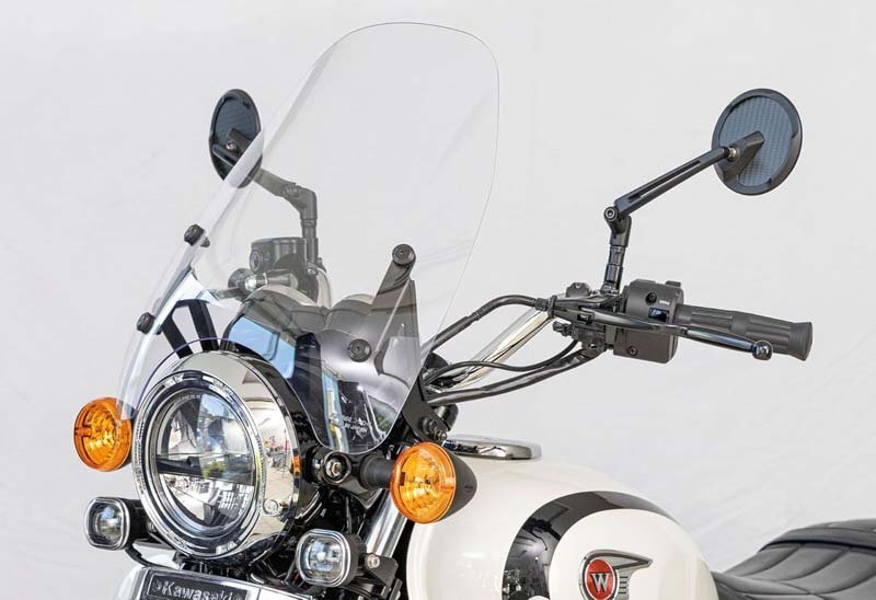 キジマ メグロS1 W230 カワサキ スクリーンキット ポリカーボネート製 305-484_画像2