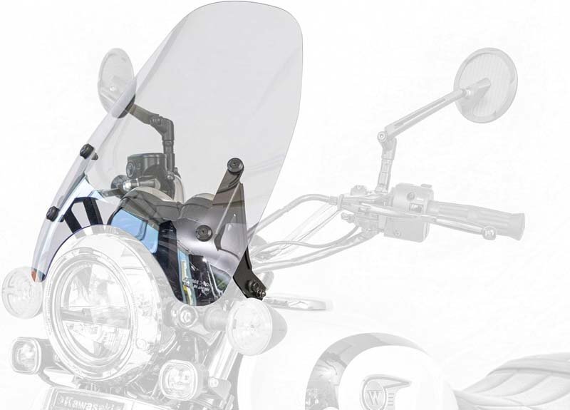 キジマ メグロS1 W230 カワサキ スクリーンキット ポリカーボネート製 305-484_画像1