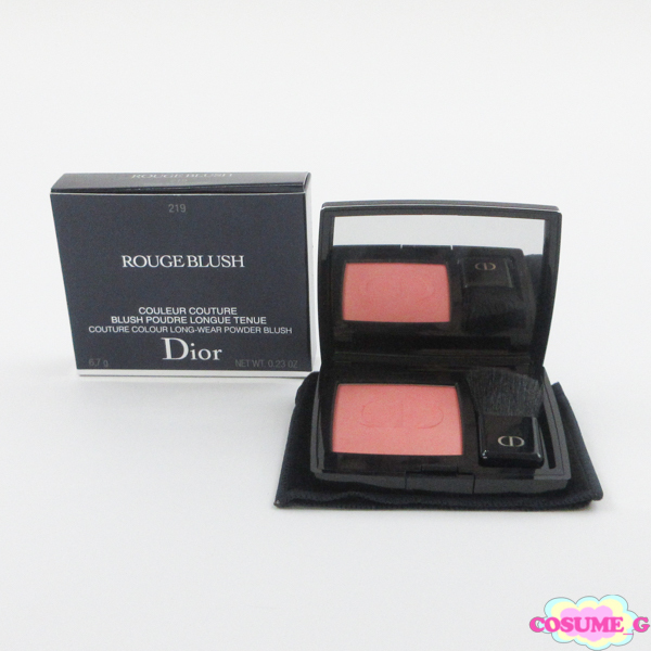 ディオール ディオールスキン ルージュ ブラッシュ #219 ローズ モンテーニュ シマー 残量多 C790_画像1