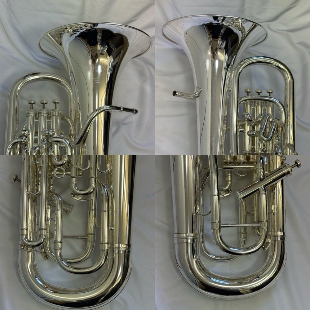 (26976)【美品】 BESSON/ベッソン　BE967　ユーフォニアム　ケース付き　管楽器　楽器　※動作未確認　中古/現状品_画像7