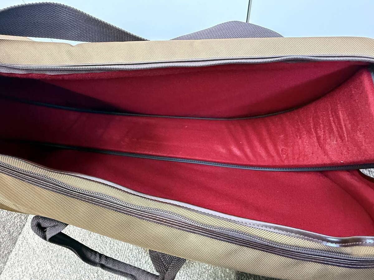 (26978)FJ　ハヤシ　ユーフォニアム　ソフトケース　管楽器ケース　楽器ケース　ブラウン　中古/現状品_画像10
