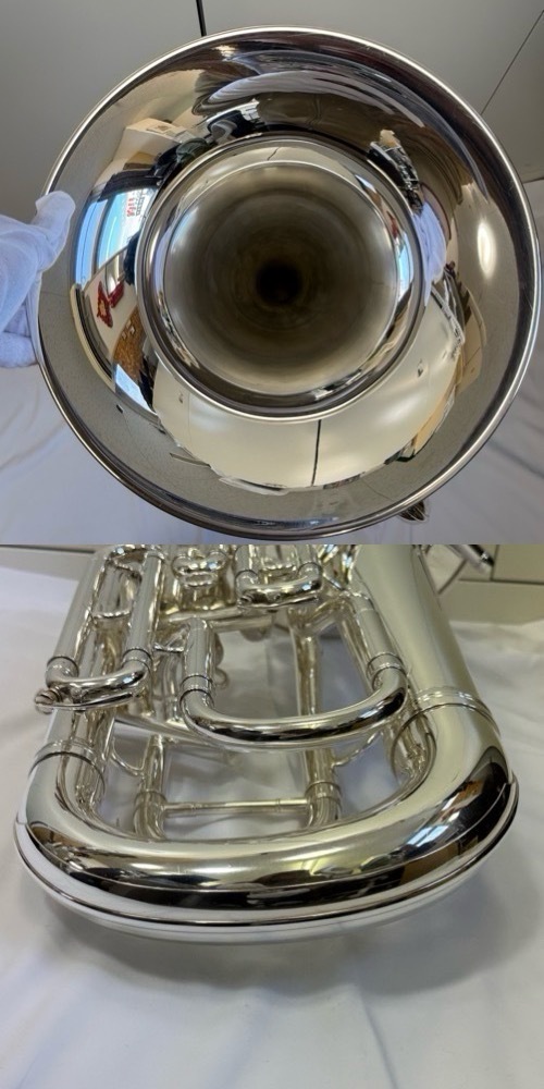 (26976)【美品】 BESSON/ベッソン　BE967　ユーフォニアム　ケース付き　管楽器　楽器　※動作未確認　中古/現状品_画像6