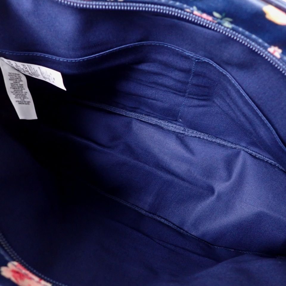 ★未使用 Cath Kidston/キャスキッドソン ウィンボーンローズ 2WAYバッグ/ネイビー×ピンク系/コーティングキャンバス/斜め掛け&2104600048_画像4