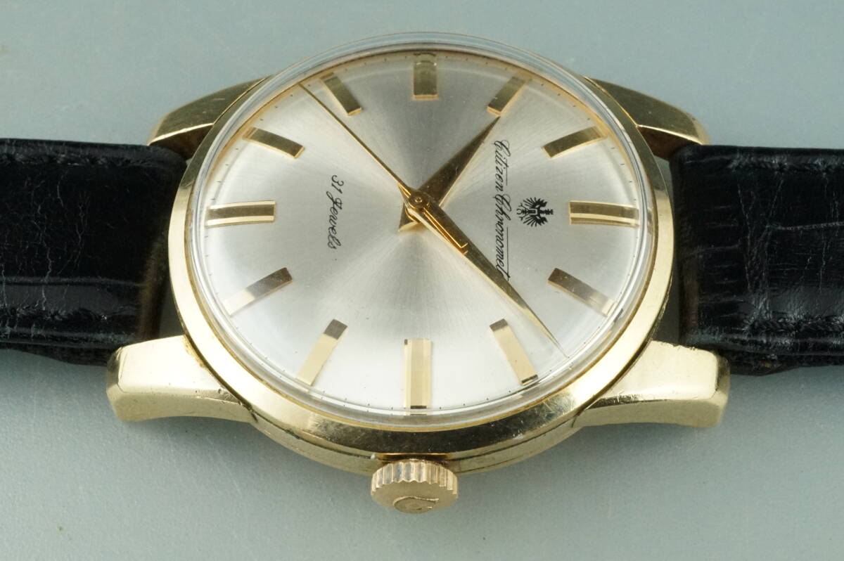  Citizen Chrono измерительный прибор sichi черный 31 камень механический завод 100 микро n14 золотой обивка кейс высший класс товар citizen chronometer античный 