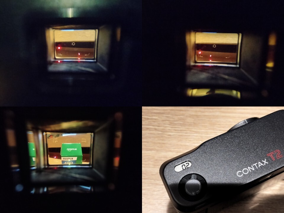美品・稼働品 CONTAX コンタックス T2 チタンブラック コンパクトフィルムカメラ 純正ケース付属_画像6