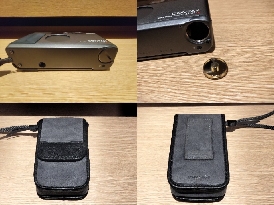 美品・稼働品 CONTAX コンタックス T2 チタンブラック コンパクトフィルムカメラ 純正ケース付属_画像10