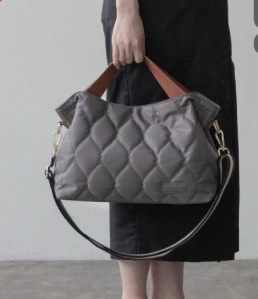 リズデイズ　新品未使用　撥水　キルティング　トートバッグ　ショルダーバッグ　　 2way ナイロンバッグ_画像10