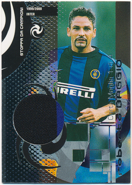 Roberto Baggio 1999/2000 Panini Calcio Cards 2000 Carta-Maglia Jersey パニーニカルチョ 2色ジャージカード ロベルト・バッジョ_画像1