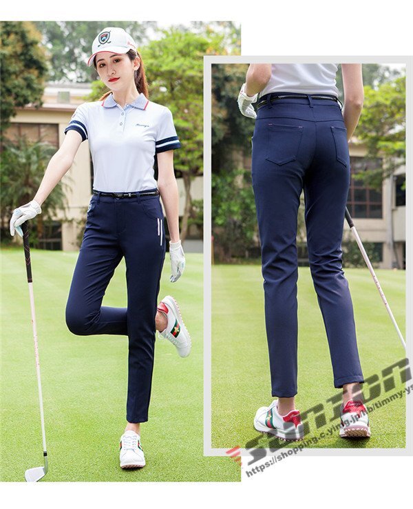  Golf одежда женский длинные брюки Golf большой размер стрейч модный весна лето летний спорт новый продукт модель 