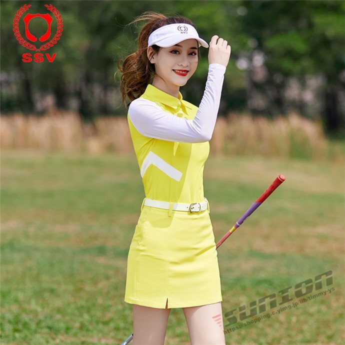  Golf одежда женский Golf tops юбка комплект 2 позиций комплект внутренний брюки есть юбка мини-юбка короткий 