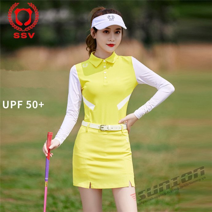  Golf одежда женский Golf tops юбка комплект 2 позиций комплект внутренний брюки есть юбка мини-юбка короткий 