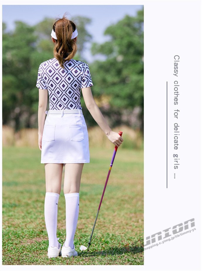  Golf одежда женский Golf tops юбка комплект 2 позиций комплект внутренний брюки есть юбка мини-юбка короткий 