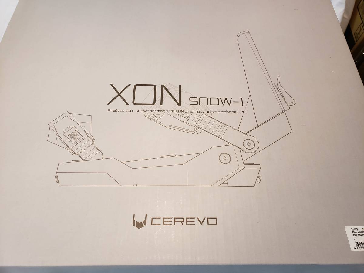 XON SNOW-1 スマホ連動　ハイテクビンディング　Mサイズ_画像1