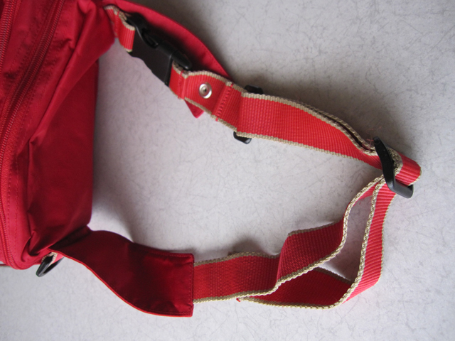 WHOLLY waist bag belt bag red red outdoor high King 