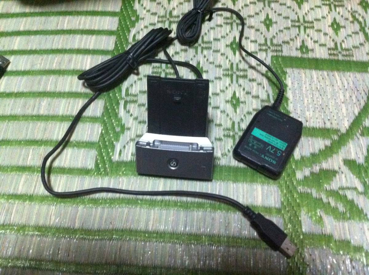 SONY ソニー CLIE用 USBクレードルとアダプター PEGA-UC500　PEGA-AC500