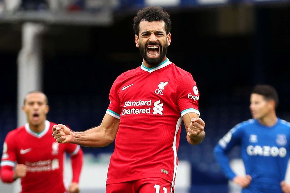 20-21リバプール Liverpool FC(H)#11 サラー SALAH 半袖 Nike正規