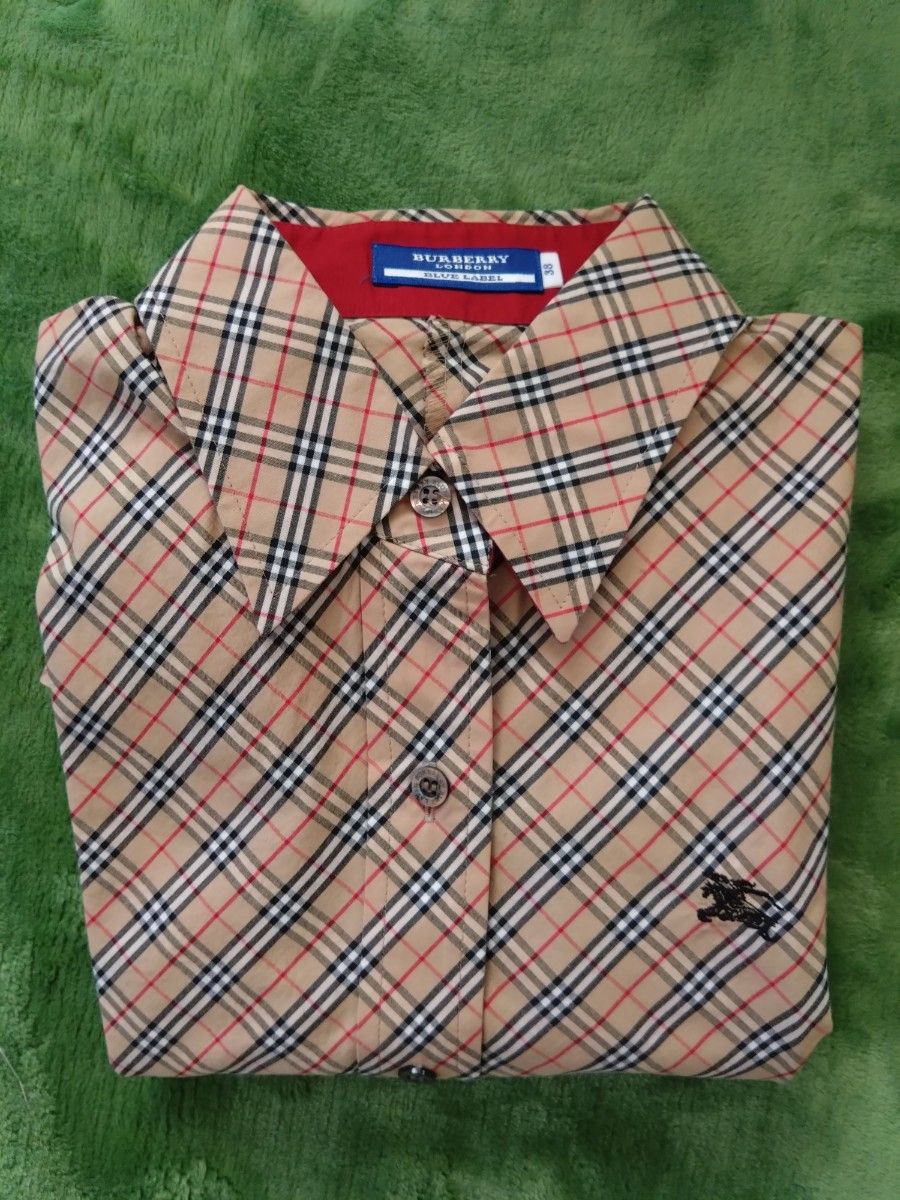 新品未使用】BURBERRY バーバリー チェック柄 長袖シャツ レディース