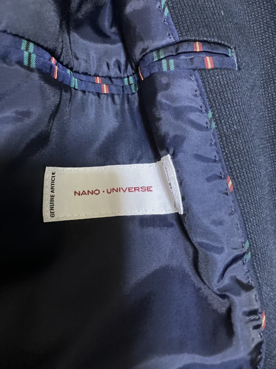 ナノユニバース NANO UNIVERSE ジャケット ネイビー　紺　スーツ_画像5