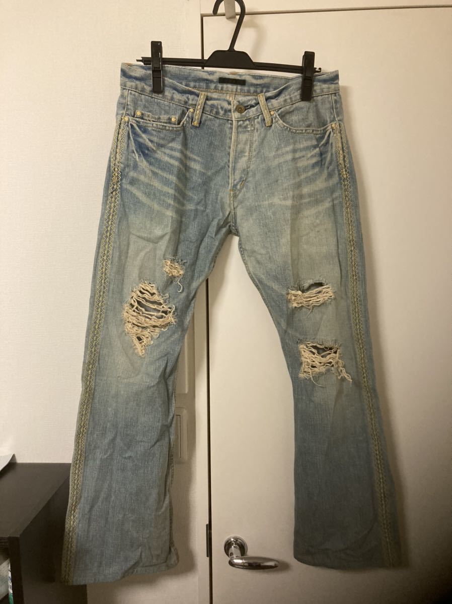 Истинный повреждение джинсовой ткани размер 0