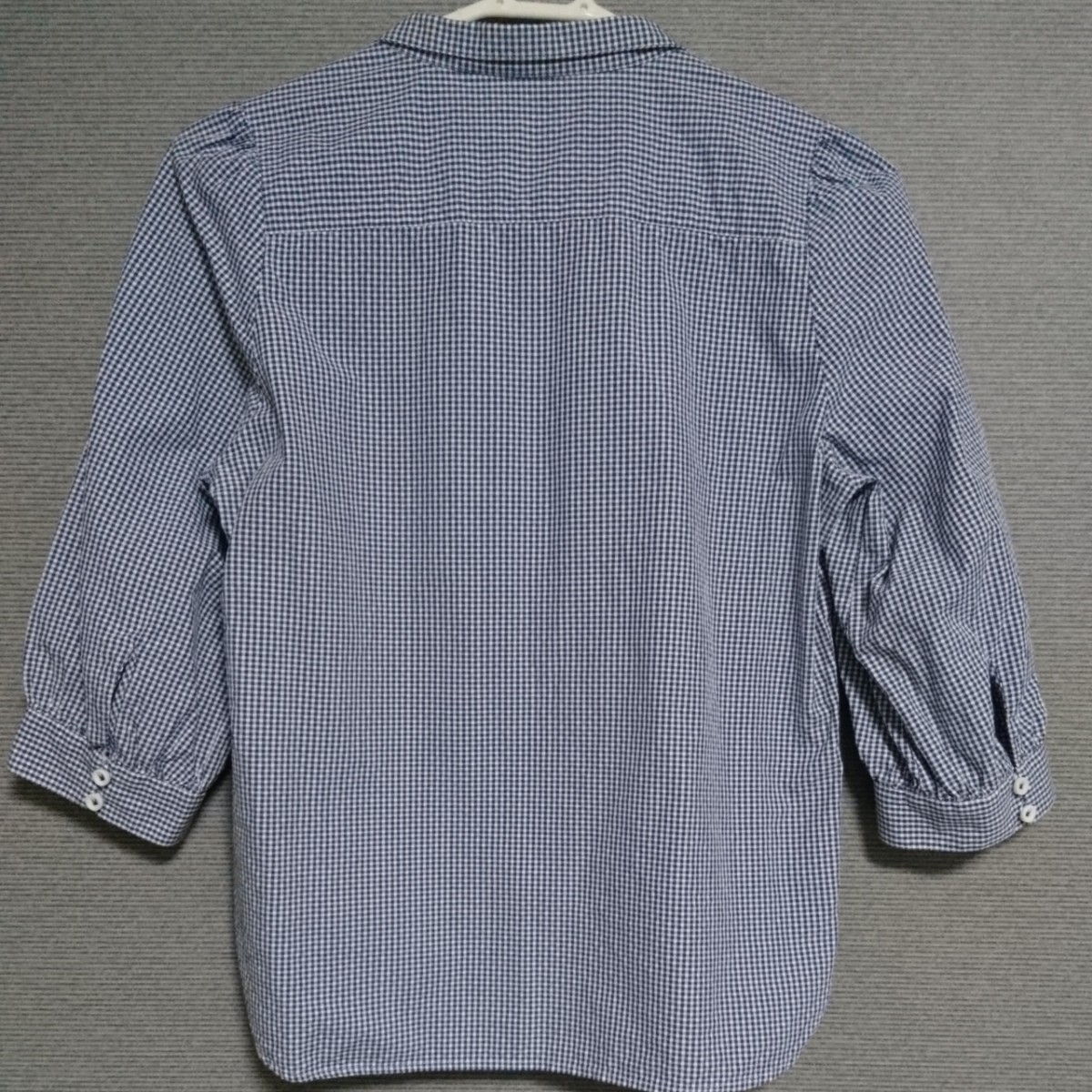 THE SUIT COMPANY 七分袖チェックシャツ