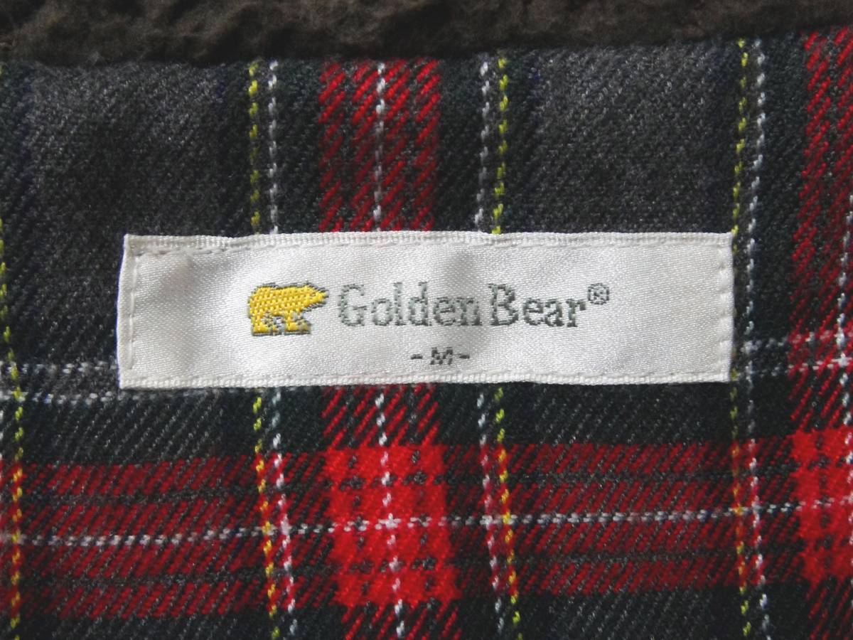 【FGA535】Golden Bear/ゴールデンベア フード付きデニムコート ブルー アウター Mサイズ 中古品 used_画像8