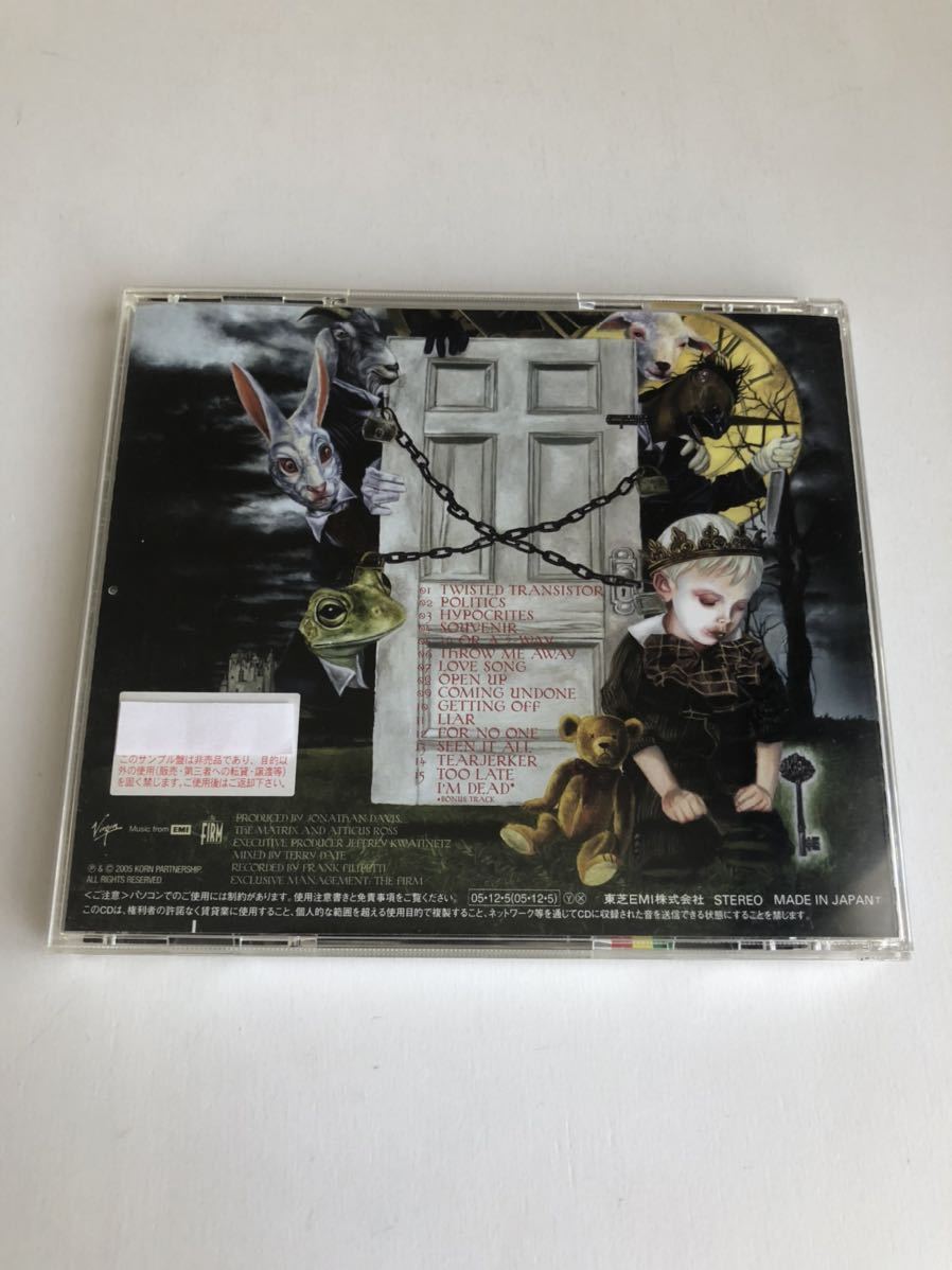 【帯付き　美品】KORN See you on the other side【送料スマートレター180円】激レア　希少　日本盤_画像2