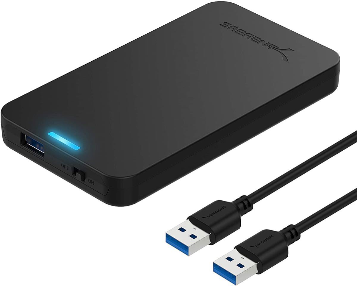 外付けハードディスク USB3.0 HDD  1TB 新品 ケース　ポータブル