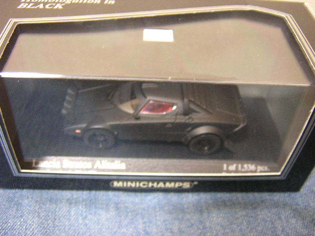 1/43 MINICHAMPS Lancia Stratos есть ta задний ho moroge-shon in черный Япония ограничение 