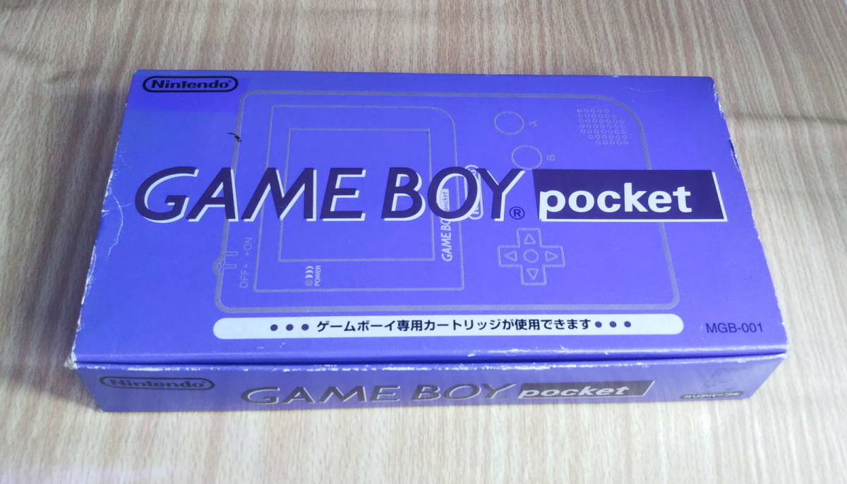 [ б/у ] nintendo Nintendo [ Game Boy карман прозрачный лиловый ] коробка мнение имеется 