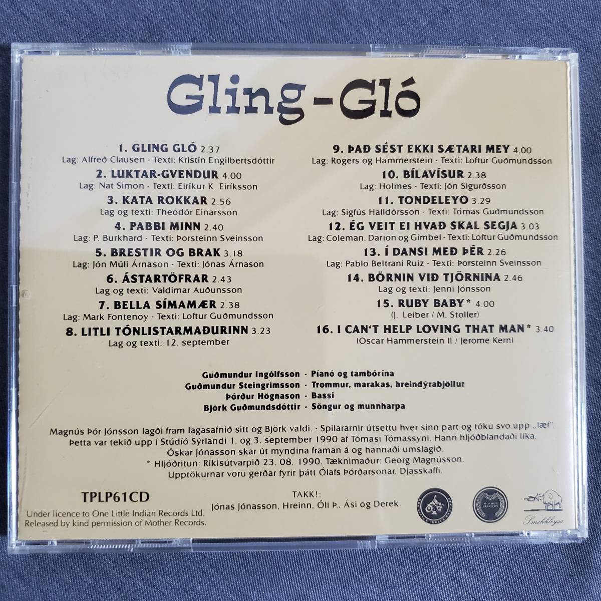 Aa1　Gling-gio　ビョーク　bjork　CD　輸入盤　送料込_画像2