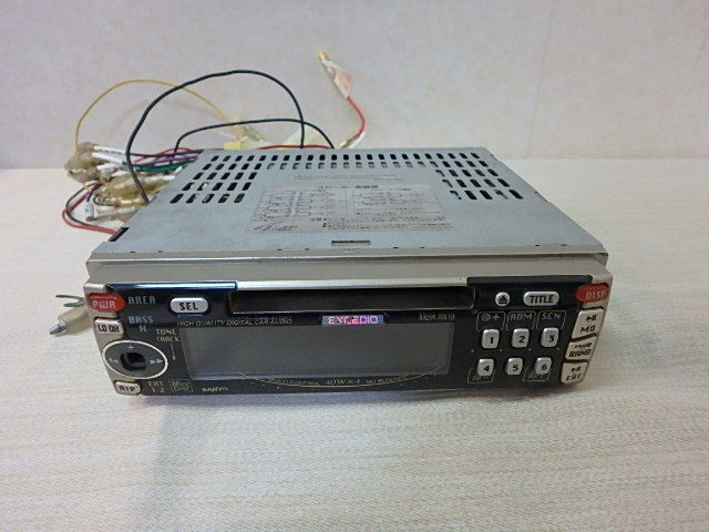 (S012KD) Мусорная операция Неопознанная Sanyo Sanyo MD Игрок Аудио MDR-R510 Excedio Radio Tuner Stereo Parts