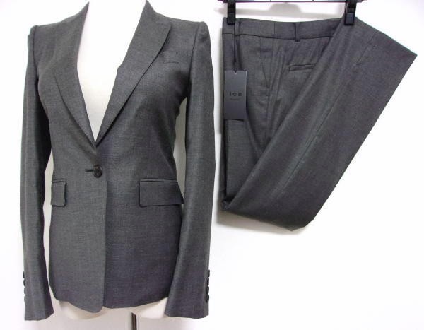 【メーカー直送】 新品★iCB アイシービー★小さいサイズ★Ease ジャケット&パンツ★セットアップ★5号★グレー★Reggiani社★パンツスーツ iCB 【メーカー直送】 新品★iCB アイシービー★小さいサイズ★Ease ジャケット&パンツ★セットアップ★5号★グレー★Reggiani社★パンツスーツ iCB