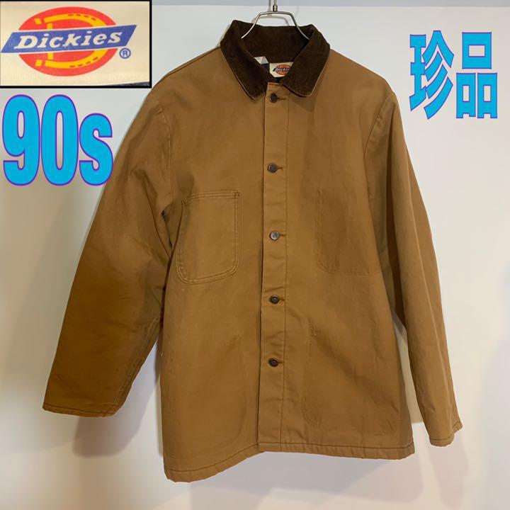 注目のブランド 90s ジャケット カバーオール ディッキーズ dickies ヴィンテージ Lサイズ