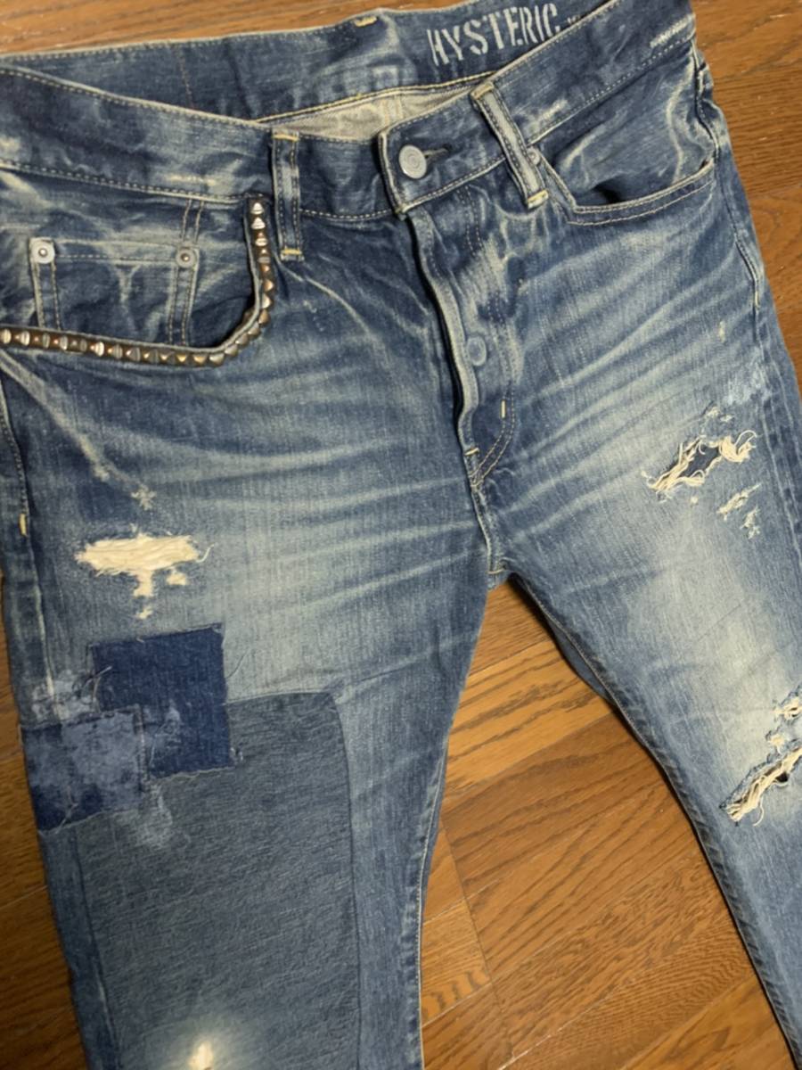 ☆値下げ交渉あり☆ヒステリックグラマー RSPダメージ加工スタッズ