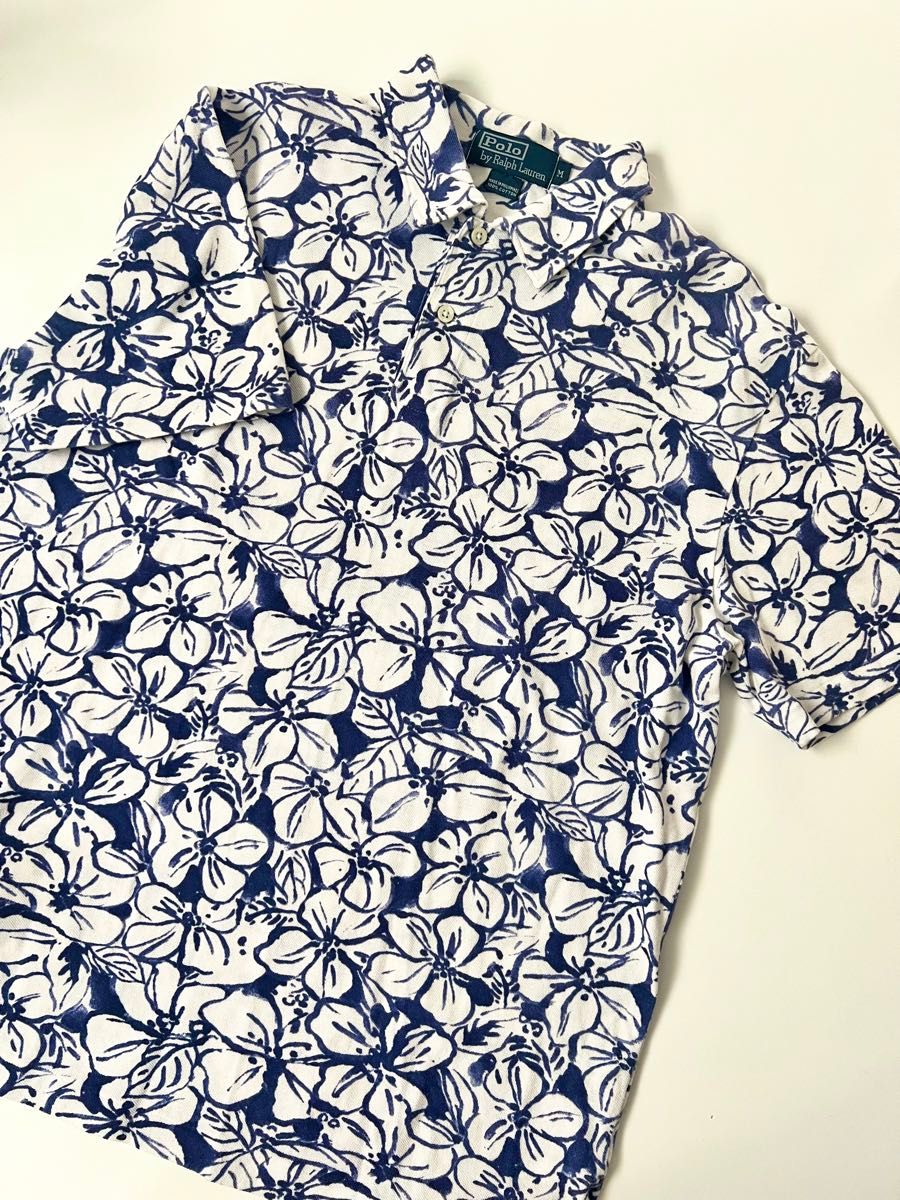 Polo by Ralph Lauren ポロラルフローレン 花柄 半袖ポロシャツ M