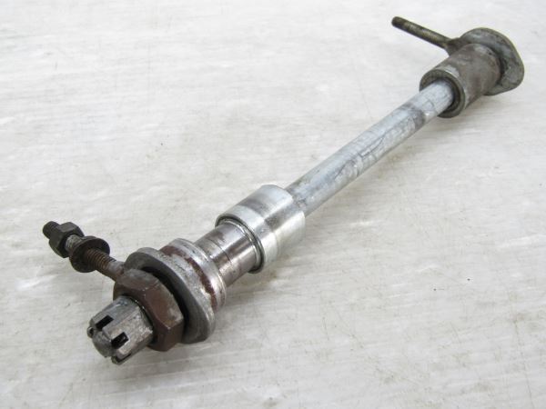  Colleda Scrambler 50*LA13A* original rear axle 12Φ/ chain adjuster attaching neck under approximately 210mm! search number 19A123